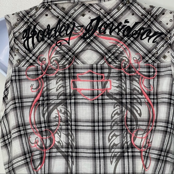 SOLD HARLEY Davidson-women’s blouse NWOT’S Small - Picture 4 of 5